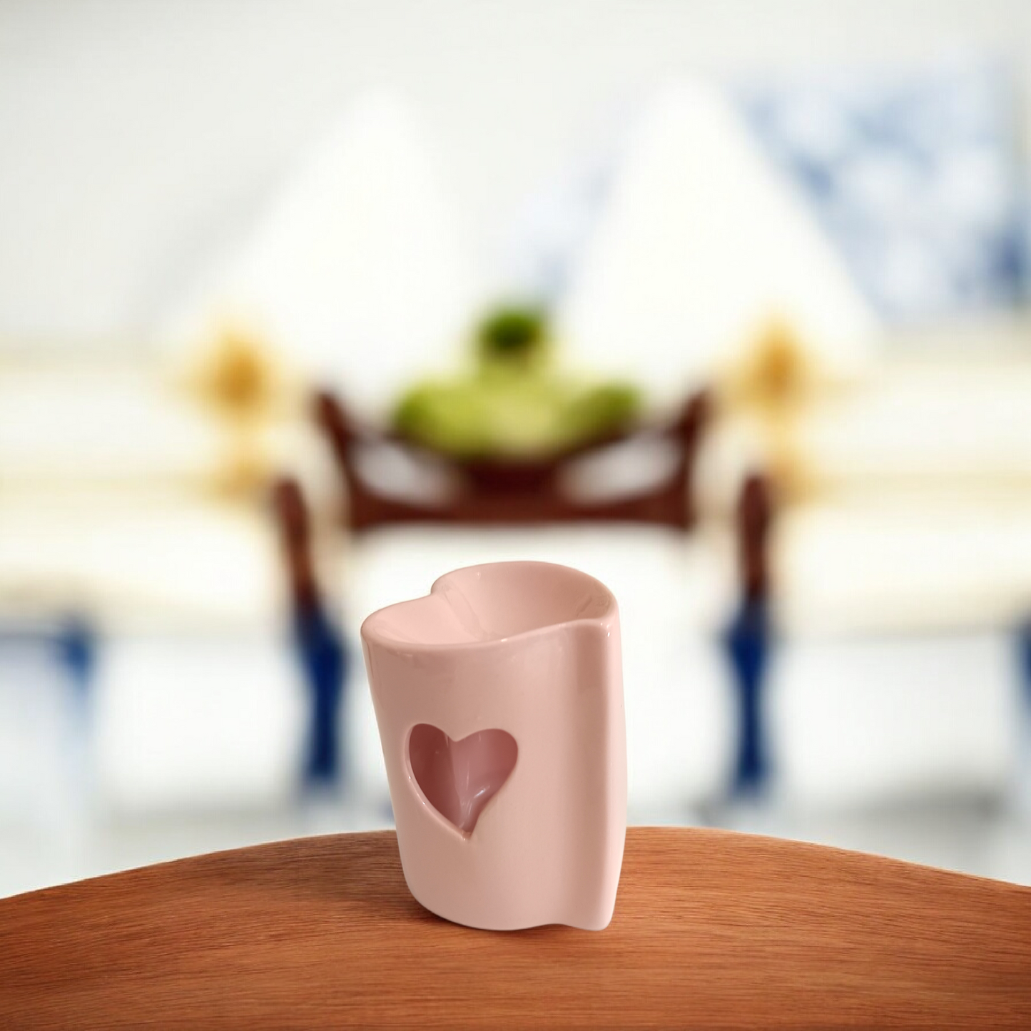 Wax burner - pink Heart