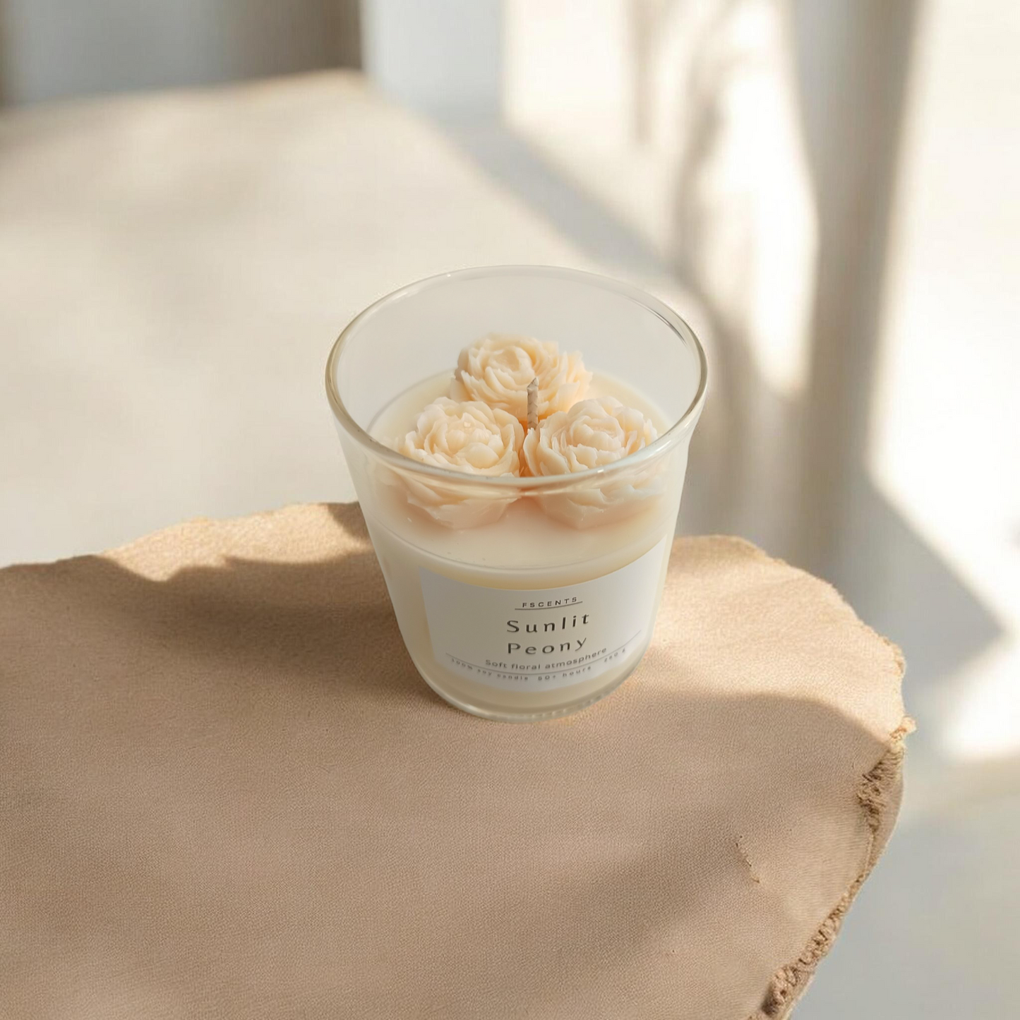 Sunlit Peony - Soy Candle