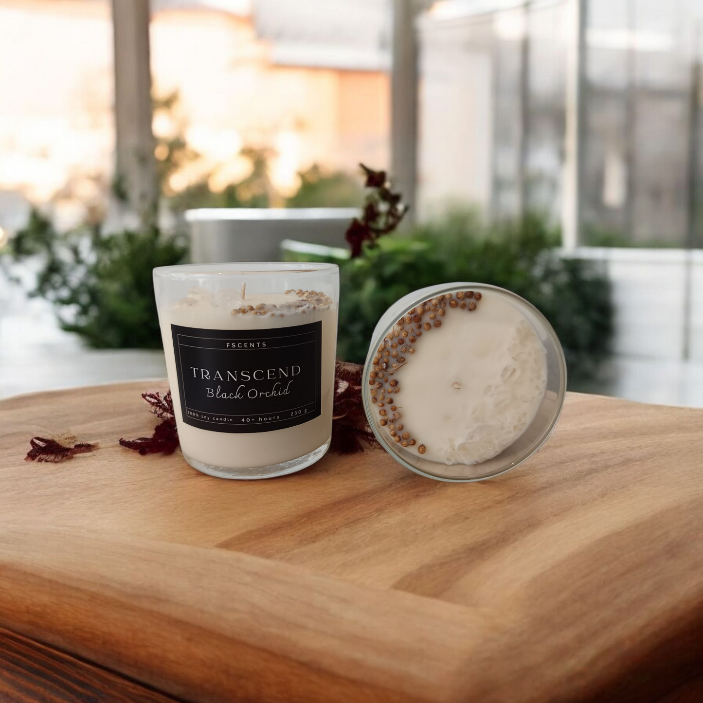 Transcend Soy Candle - Μαύρη ορχιδέα