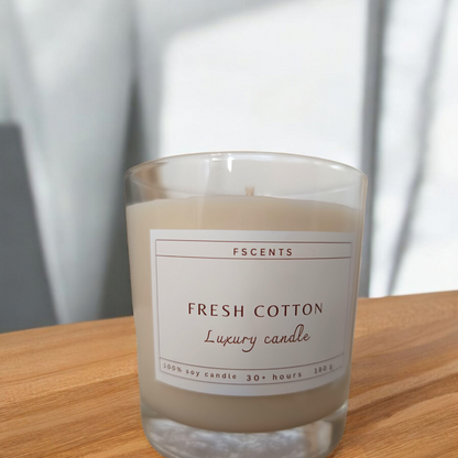 Κερί σόγιας 180 g-Fresh cotton