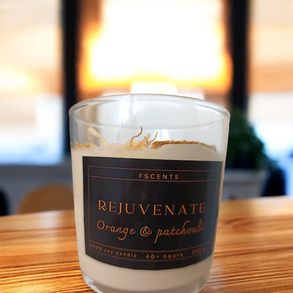 Rejuvenate Soy Candle - Άνθη πορτοκαλιάς & πατσουλί