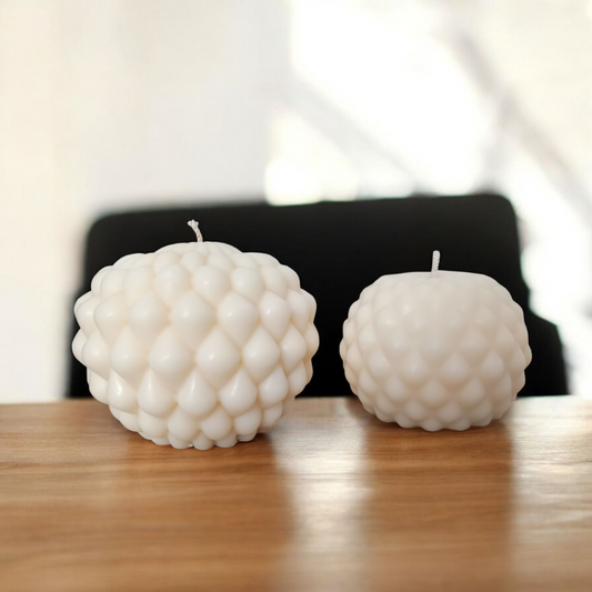 Textured Sphere Candle set– 490g