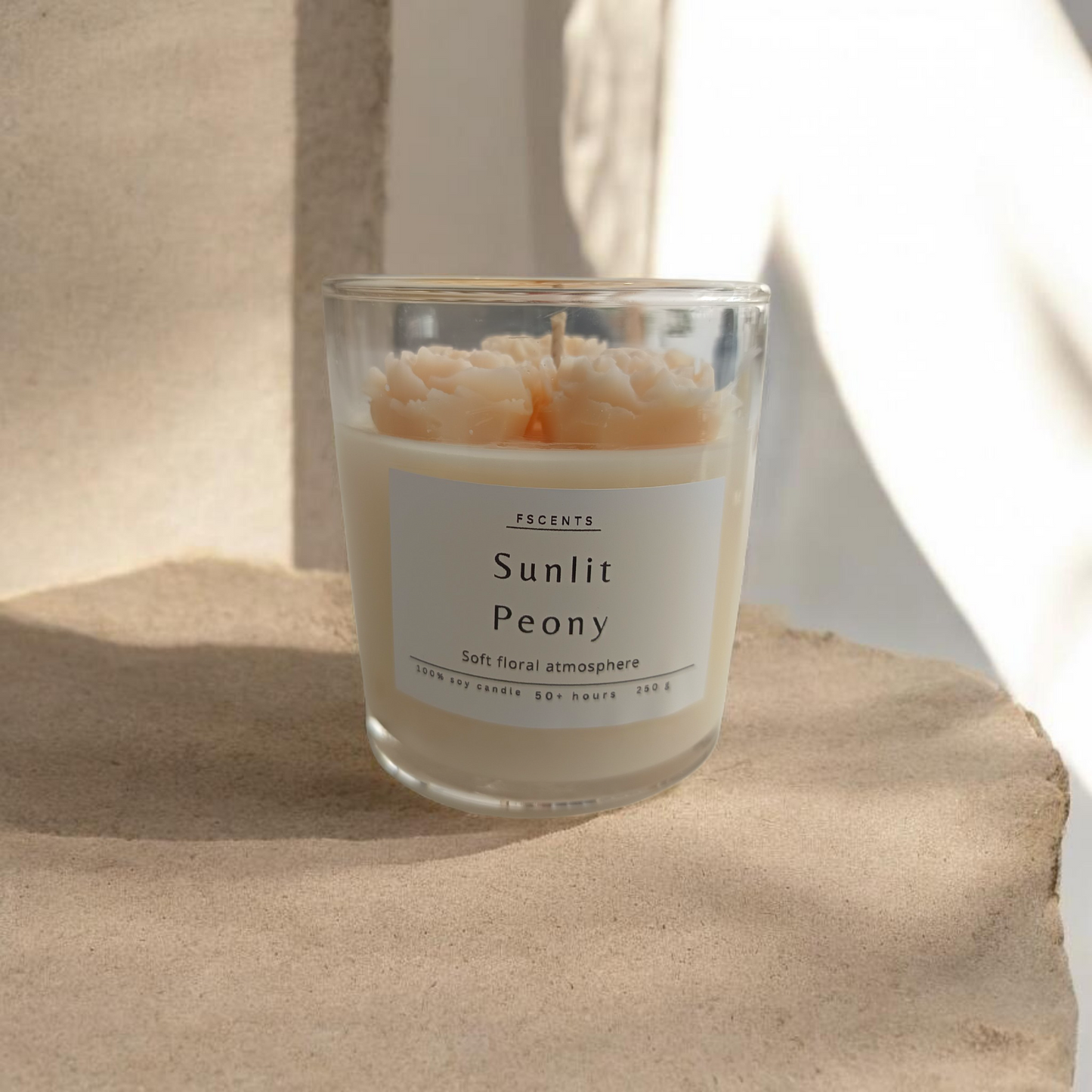 Sunlit Peony - Soy Candle