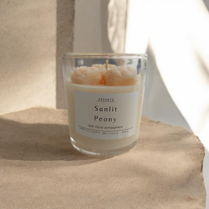 Sunlit Peony - Soy Candle