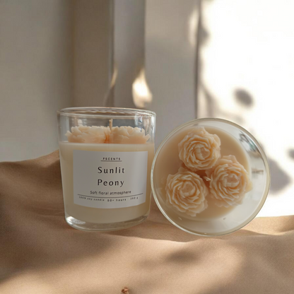 Sunlit Peony - Soy Candle