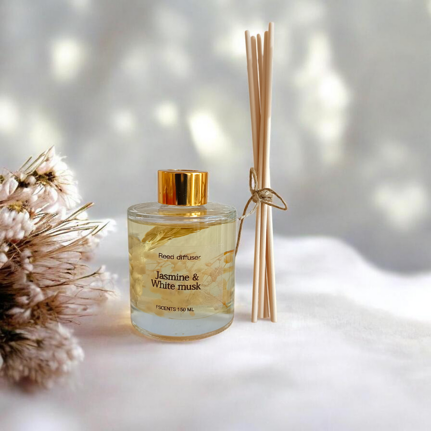 Jasmine & White Musk Reed Diffuser – 150ml