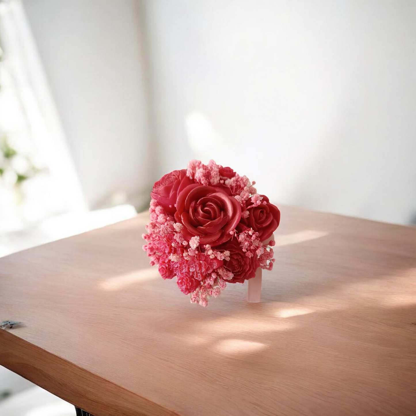Velvet Rose Candle Bouquet