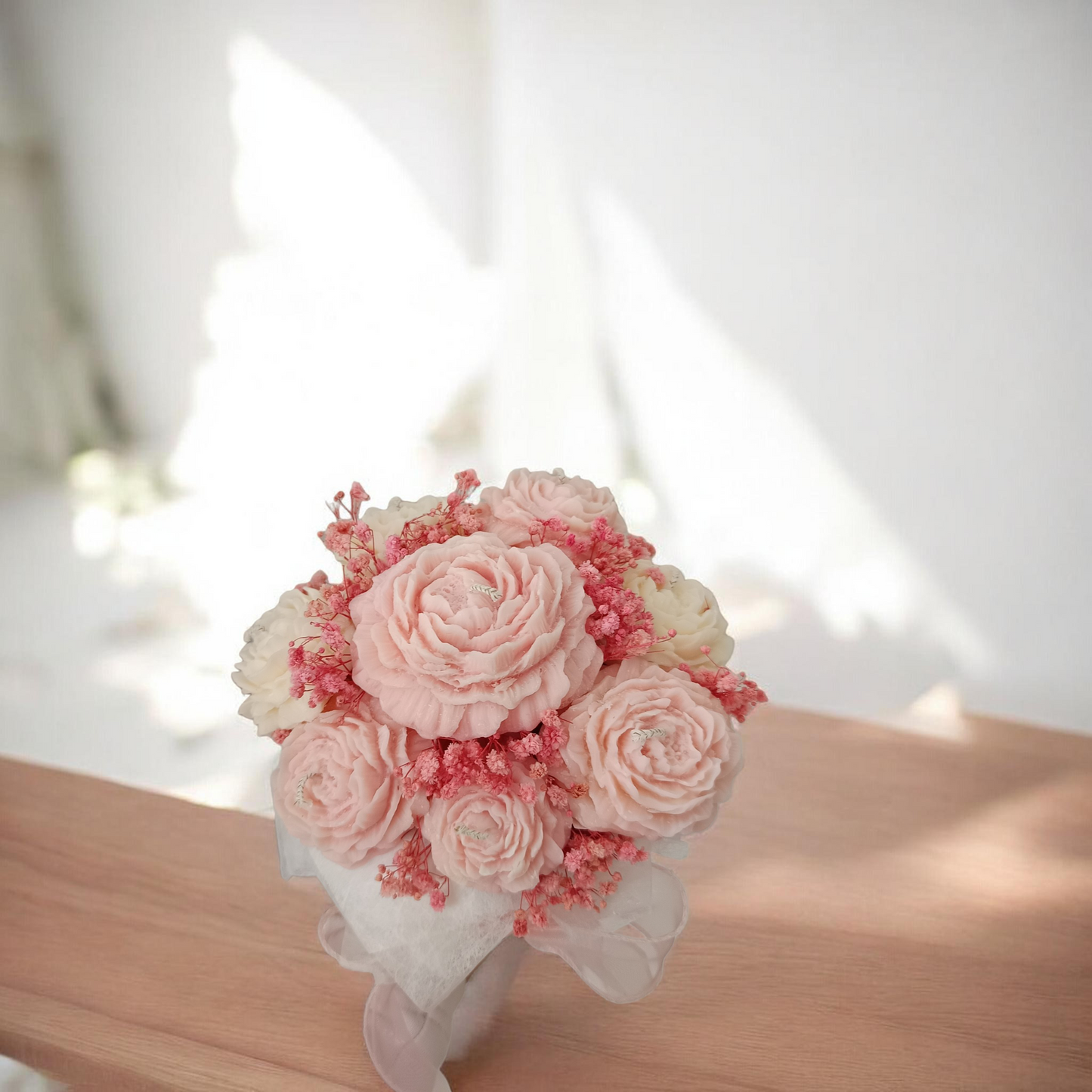 Peony Candle Bouquet
