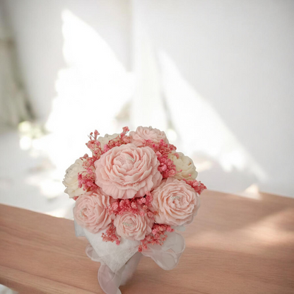 Peony Candle Bouquet