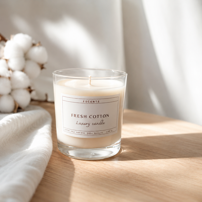 Κερί σόγιας 180 g-Fresh cotton
