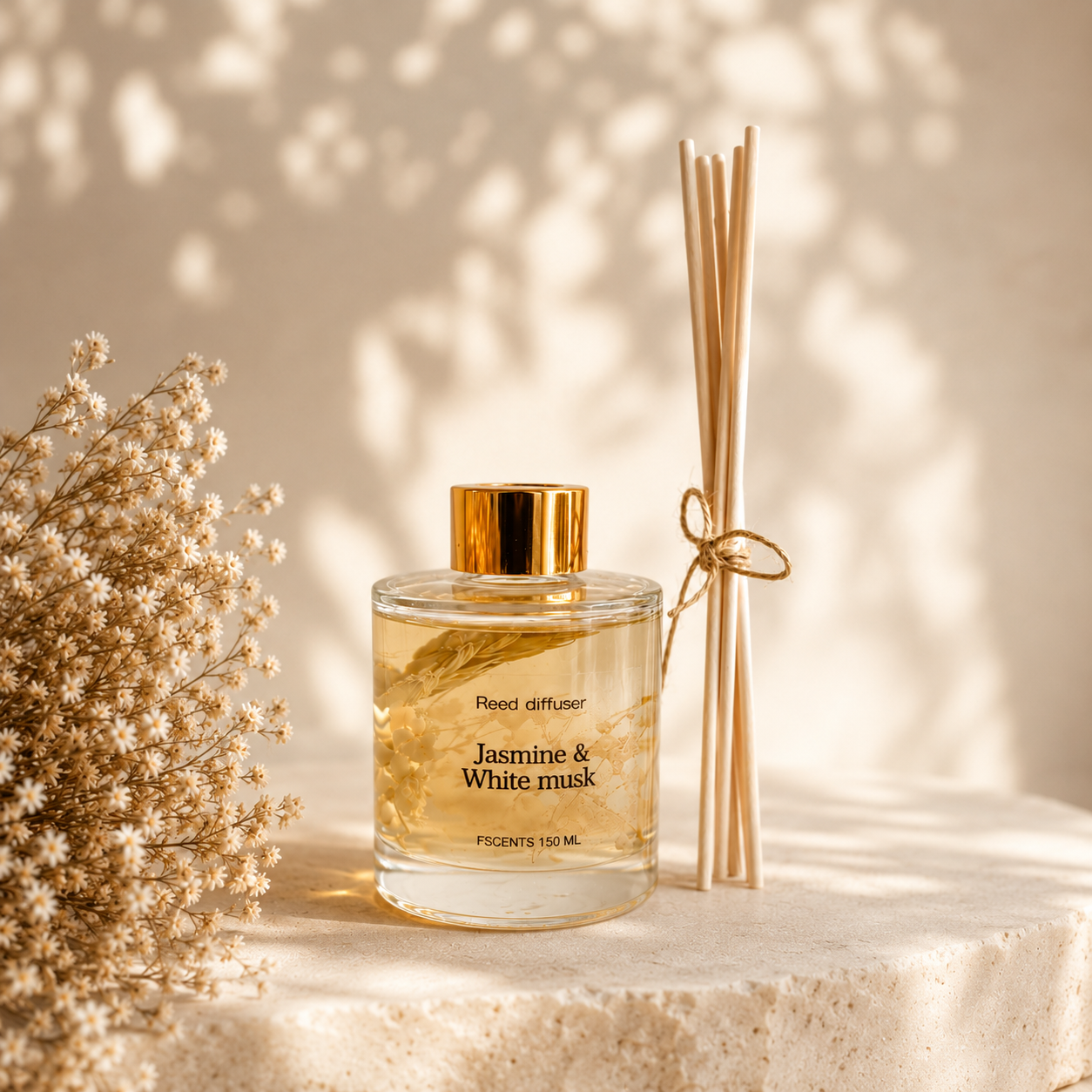 Jasmine & White Musk Reed Diffuser – 150ml