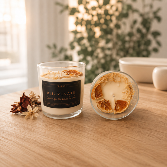 Rejuvenate Soy Candle - Άνθη πορτοκαλιάς & πατσουλί