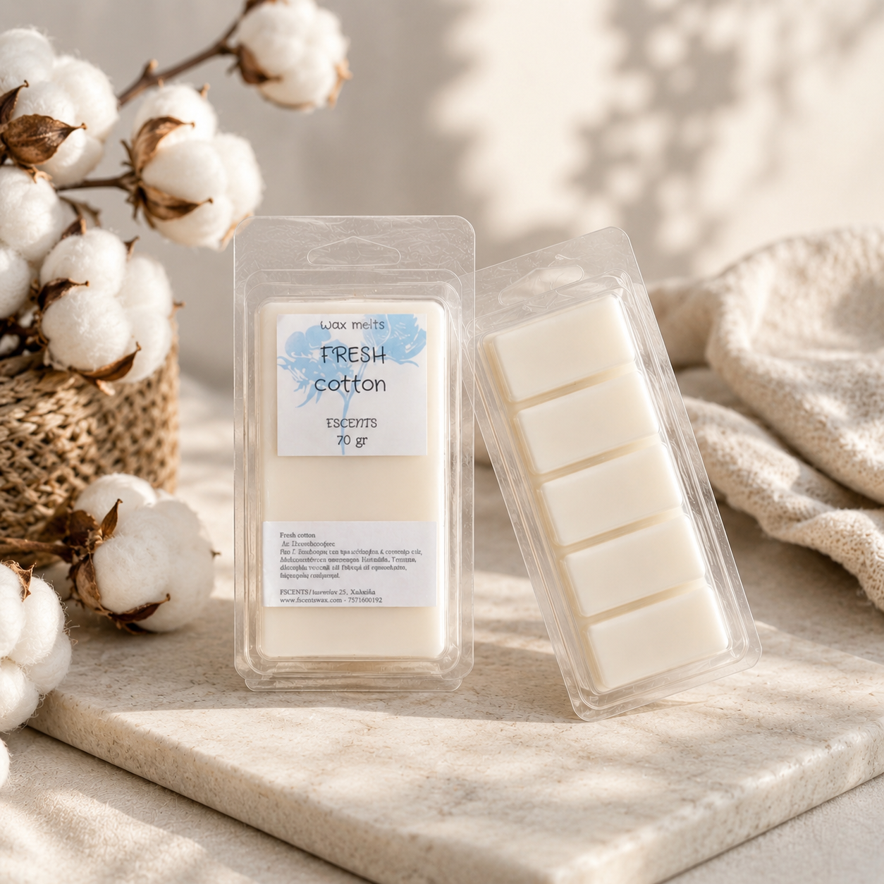 Wax melts- Fresh cotton