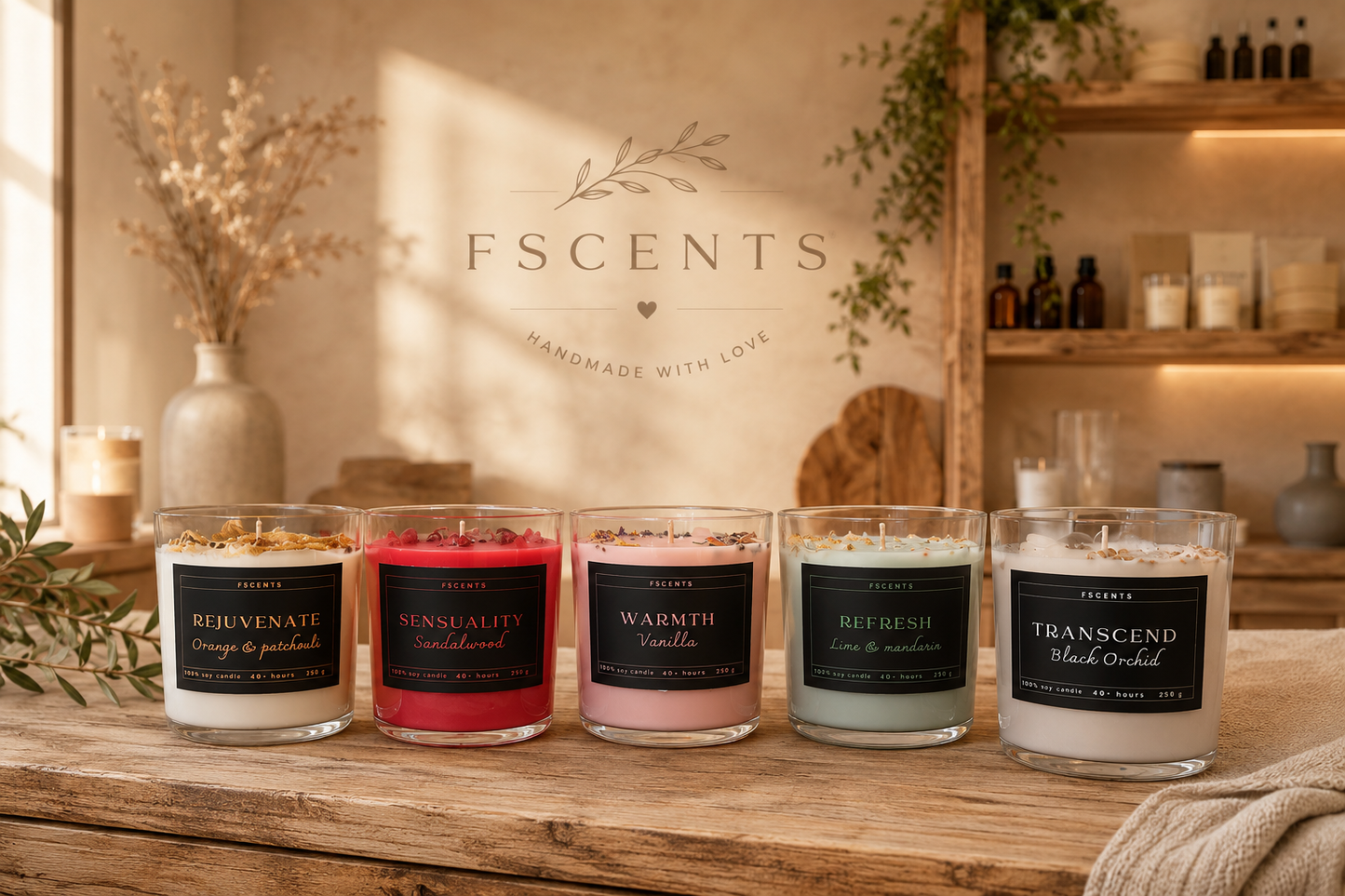 Sensuality Soy Candle - Σανδαλόξυλο