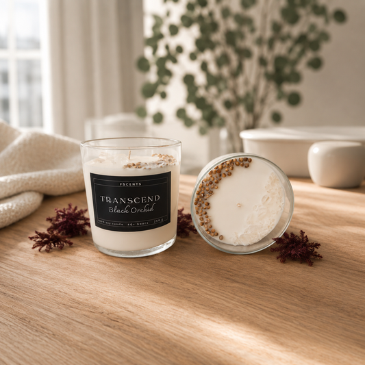 Transcend Soy Candle - Μαύρη ορχιδέα