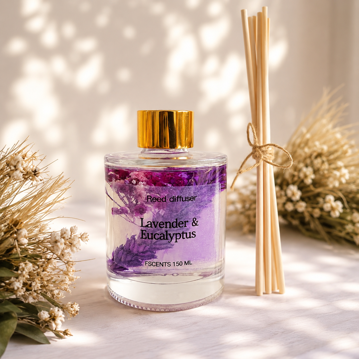 Lavender & Eucalyptus Reed Diffuser – 150ml