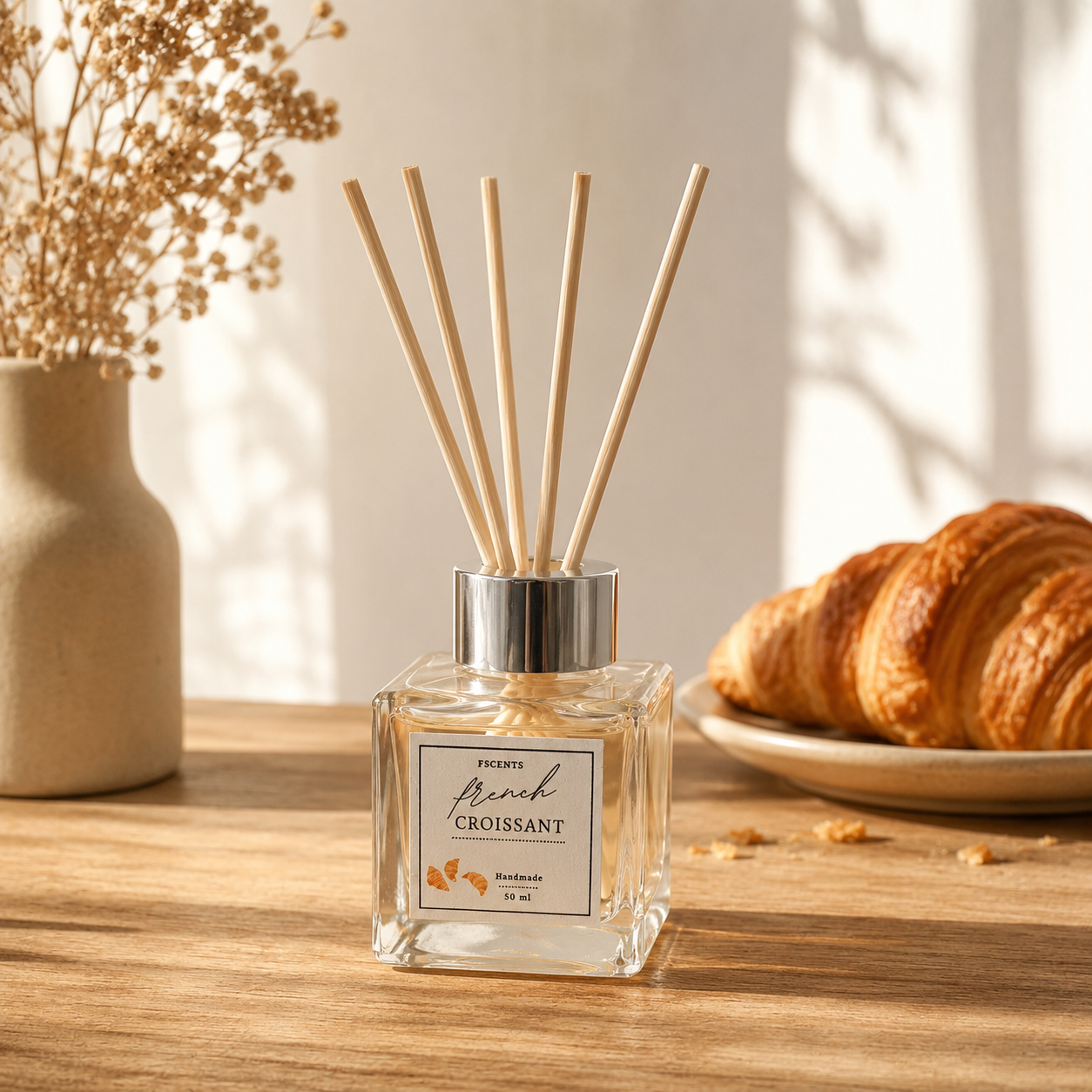 Reed diffuser- French croissant