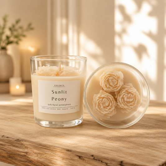 Sunlit Peony - Soy Candle