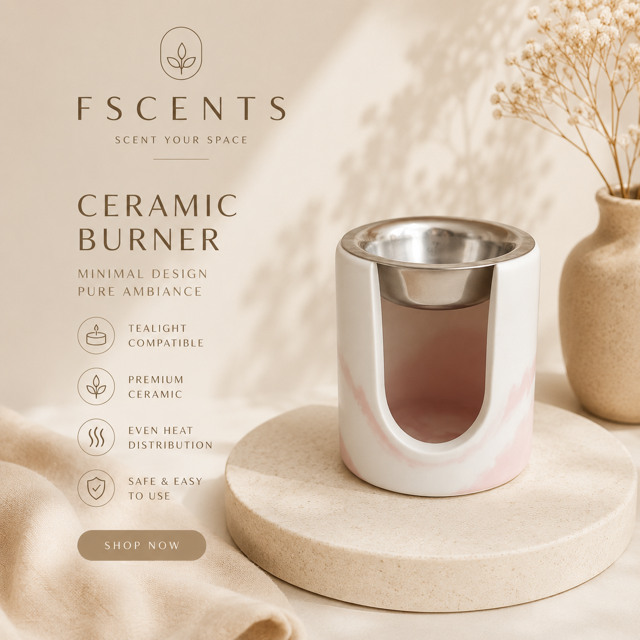 Ceramic Wax Burner - FSCENTS