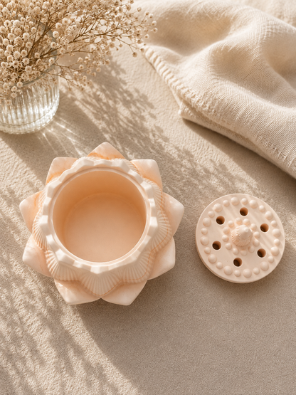 Λωτός - Lotus Porcelain Incense Holder