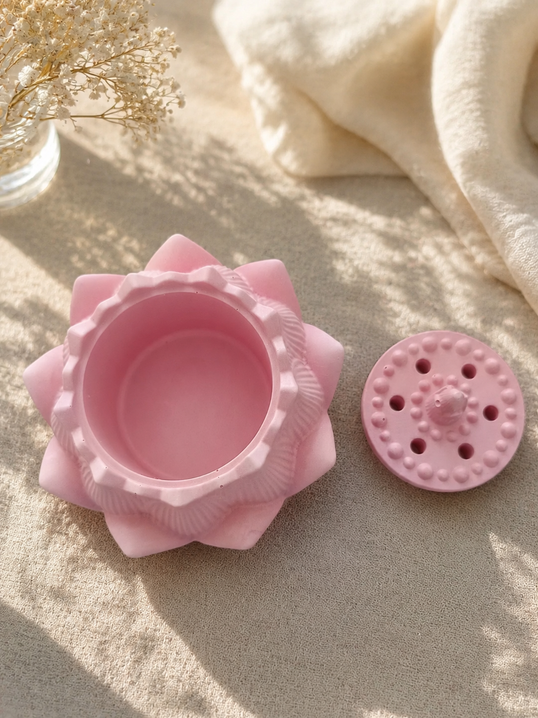 Λωτός - Lotus Porcelain Incense Holder